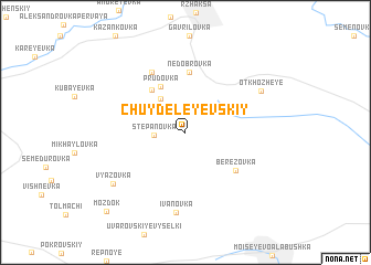 map of Chuydeleyevskiy