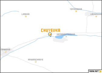 map of Chuyevka