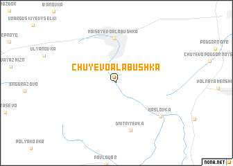 map of Chuyevo-Alabushka