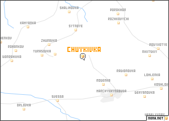 map of Chuykivka