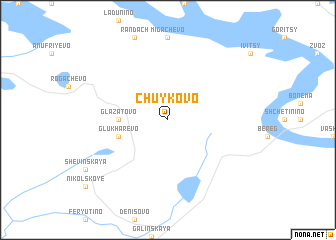 map of Chuykovo