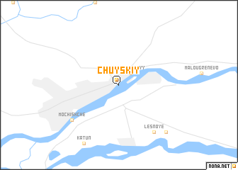 map of Chuyskiy