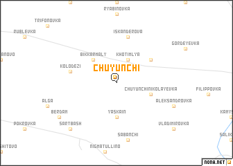 map of Chuyunchi