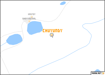 map of Chuyundy