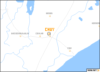 map of Chuy