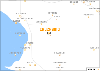 map of Chuzhbino