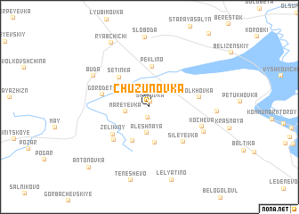 map of Chuzunovka