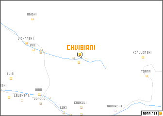 map of Chvibiani