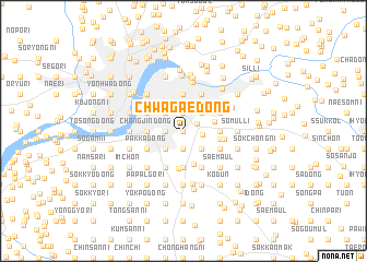 map of Chwagae-dong