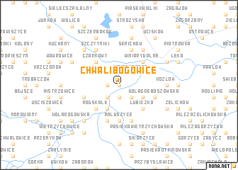 map of Chwalibogowice