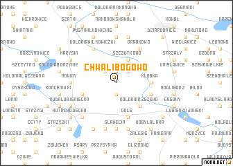 map of Chwalibogowo