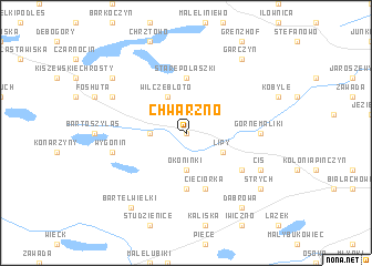 map of Chwarzno