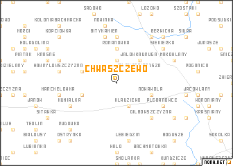 map of Chwaszczewo