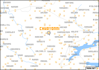 map of Chwayŏn-ni
