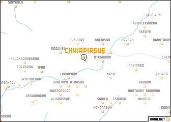 map of Chwiapiasue