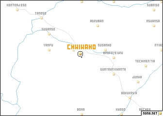 map of Chwiwaho