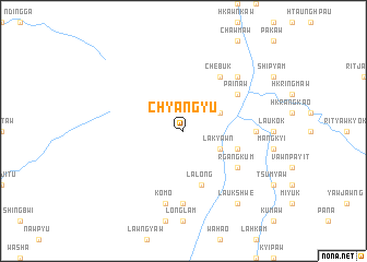 map of Chyang-yu