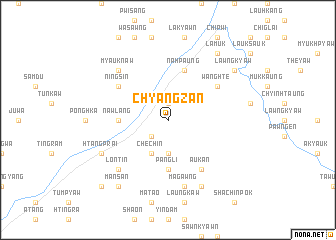 map of Chyangzan