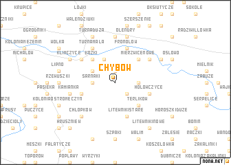 map of Chybów