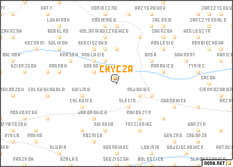 map of Chycza