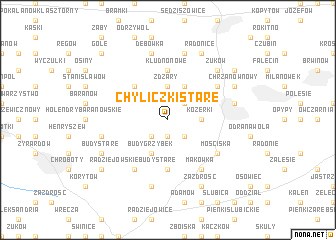 map of Chyliczki Stare