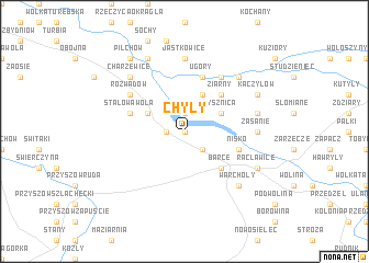 map of Chyły