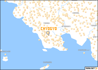 map of Chyŏgyo