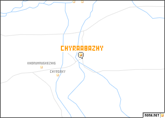 map of Chyraa-Bazhy