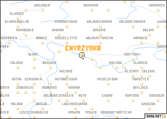 map of Chyrzynka