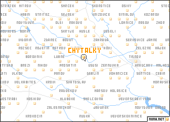 map of Chytálky