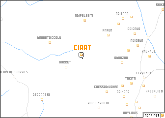 map of Ciaat