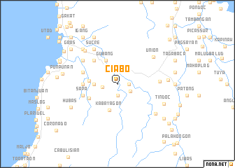 map of Ciabo