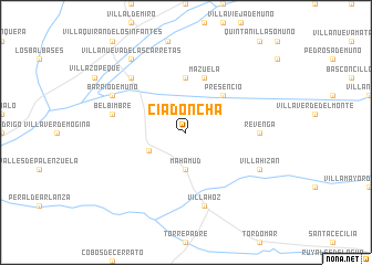 map of Ciadoncha