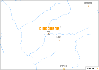 map of Ciagghene