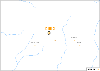 map of Ciaia