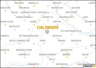 map of Cialabrone