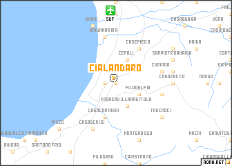 map of Cialandaro