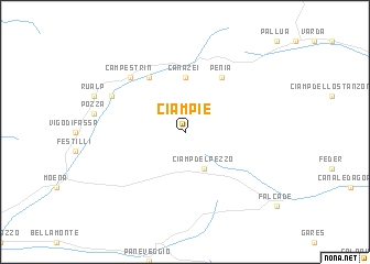 map of Ciampie