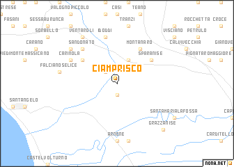 map of Ciamprisco