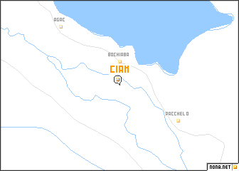 map of Ciam