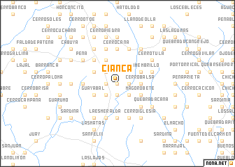 map of Cianca