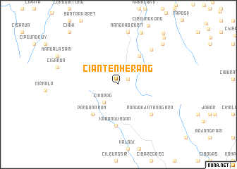 map of Ciantenherang