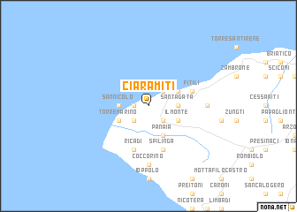 map of Ciaramiti