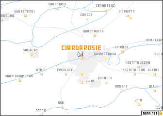 map of Ciarda Roşie