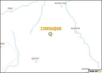 map of Ciarduqua