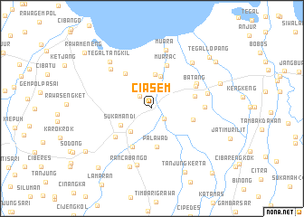 map of Ciasem