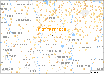 map of Ciater-tengah