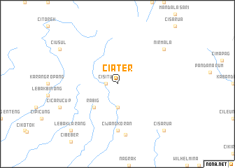 map of Ciater