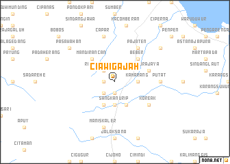 map of Ciawigajah