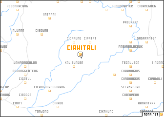 map of Ciawitali